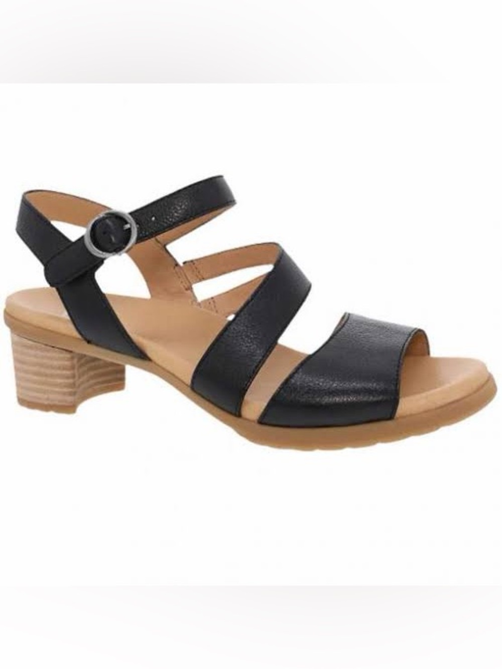 Dansko Womens Tansy Leather Multi Strap Heel Sandals 39